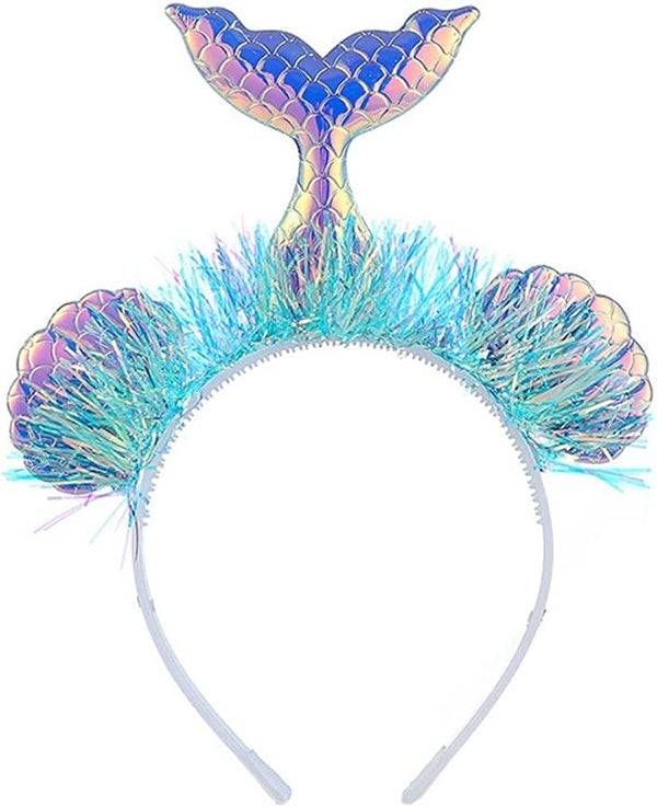 Mermaid Tail Hat Party Hair Accessories for kids single or sets of 3 random colors