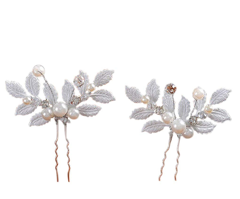 Various Beautiful Designs of Pearl/Crystals and Rhinestone Flower Hair Pins for Brides/Bridesmaids/Prom/Sweet Sixteen/Quinceanera/Weddings - Set of 20