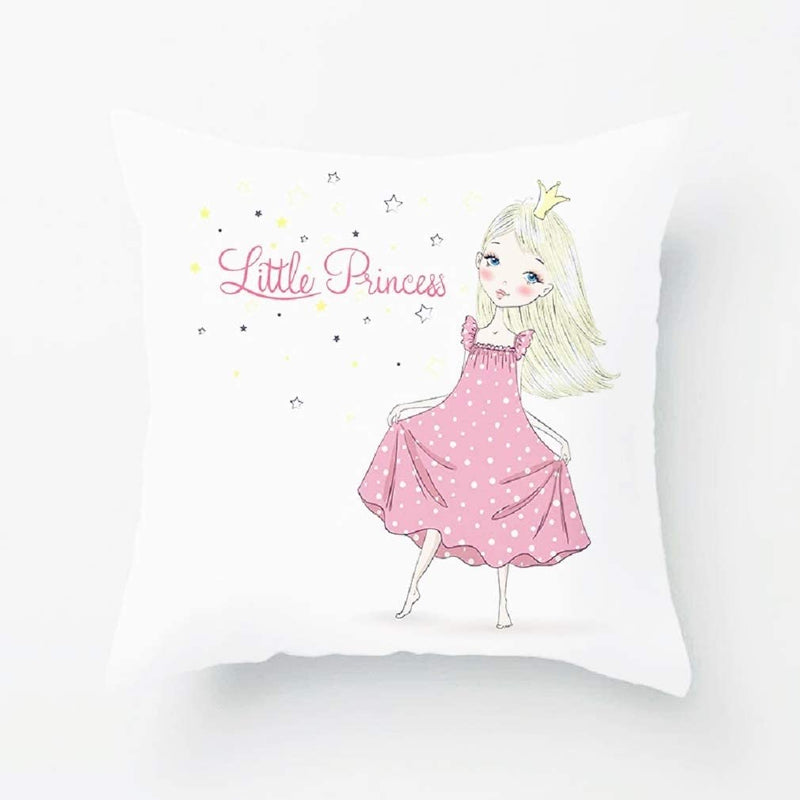 Little Princess and Ballerinas Throw Pillows Covers