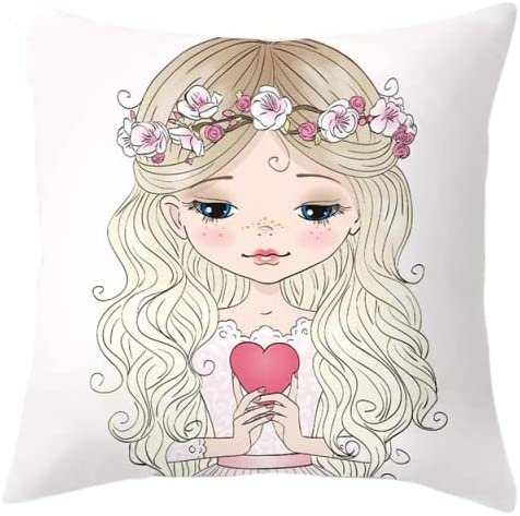 Little Princess and Ballerinas Throw Pillows Covers