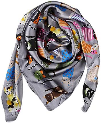 Beautiful, Elegant and Soft Animal Print/Cats Georgette Scarves/Scarfs/Shawls