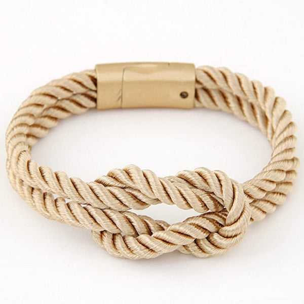 Rope Knot Bracelets with Magnetic Clasp - unisex