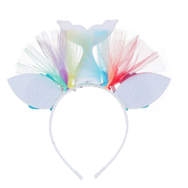 Mermaid Hat Headband with Ruffles for Party, Festivals